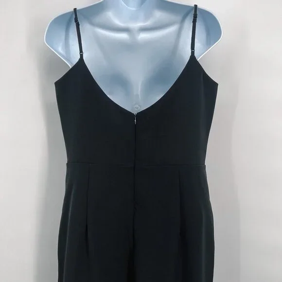 Revolve Bardot Kristen Flounce Peplum Bodycon Sleeveless Midi Dress Black 8 Med - Picture 9 of 12